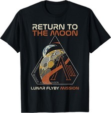 Vintage Artemis II Return to the Moon Mission T-Shirt