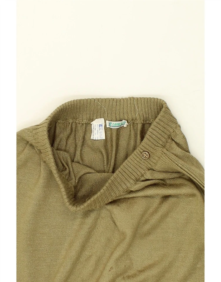 VINTAGE Womens Maxi Skirt W24 XS  Beige Acrylic BJ07 - Image 4 of 4