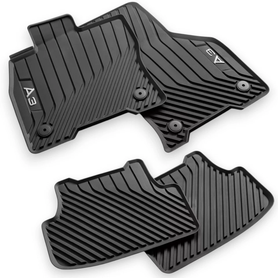 Audi A3 Sportback des Tapis de Caoutchouc Allwetterfussmatten 4stk. avec