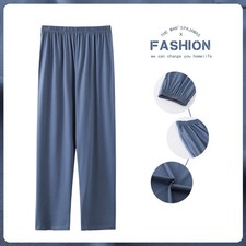 Summer Men's Modal Sleeping Pants Solid Sleep Trousers Mens Pajamas Bottoms Soft