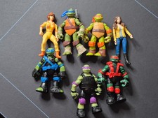 Teenage Mutant Ninja Turtles TMNT VARIOUS Action Figures, Stealth Tec - LOT OF 7