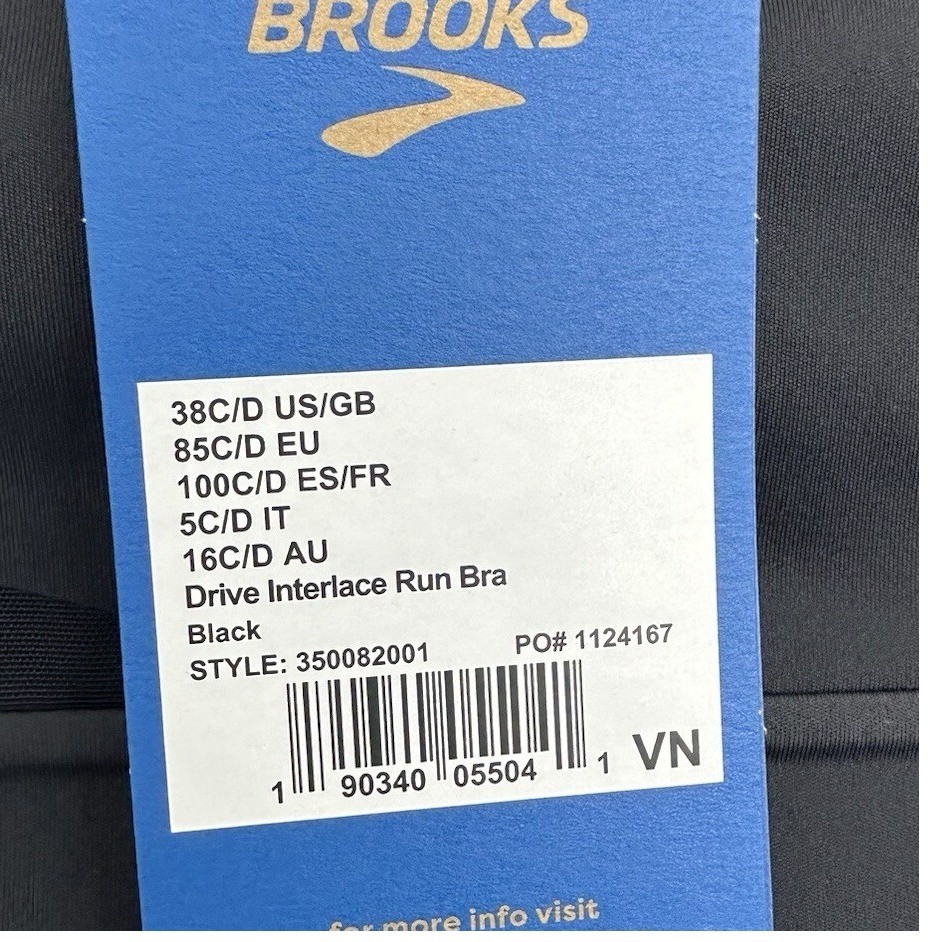 Brooks Women's Interlace Sports Bra High Impact Running Size 38C/D New thumbnail 15