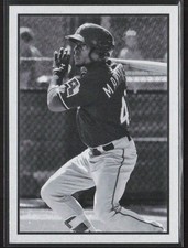 2019 Bowman Heritage #53P-37 Julio Pablo Martinez Prospects Black and White