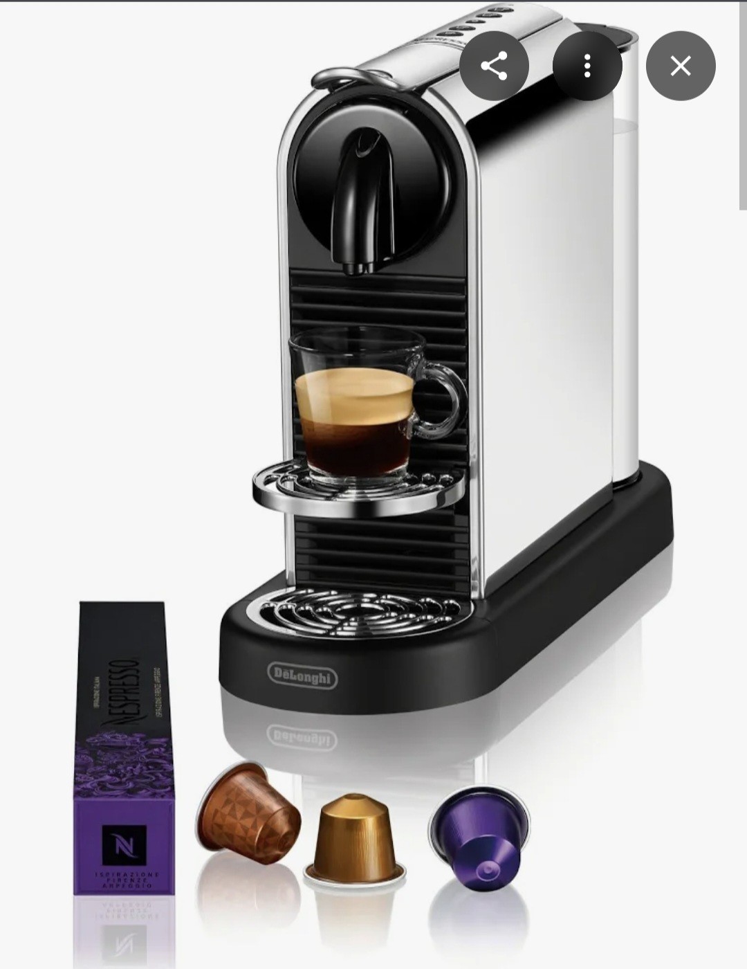 Nespresso C112-US-CH-NE Citiz Espresso Machine - Chrome