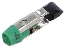 1504135UG3 Kontrollleuchte: LED T5,5K gr&uuml;n Kunststoff 24VAC 24VDC 3 mm CML INNOV