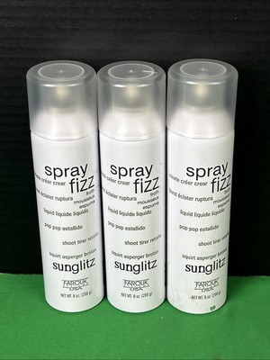 3 Pack Farouk Systems Spray Fizz Paparazzi Froth 8 Oz Each