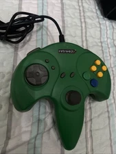 Nintendo 64 Retro-Bit Tribute 64 Wired Controller Classic Green