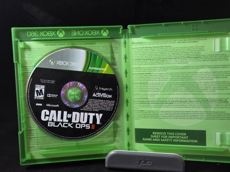 Call of Duty Black Ops II Microsoft Xbox 360 Xbox one eBay