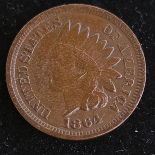 1864 Copper-Nickel Indian Head Cent good condition