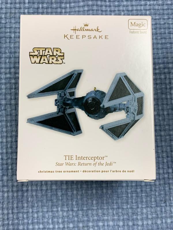 Hallmark Star Wars Ornament “ TIE Interceptor”