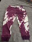 LuLaRoe Jax Purple And White XL Tie Dye Joggers — photo 1