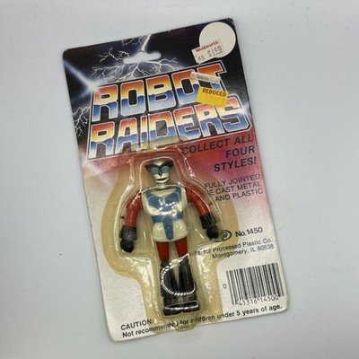 1970's Vintage ppc ROBOT RAIDERS Eladnom die-cast Jointed 1450 Space Challenger