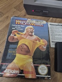 WWF Wrestle Mania Wrestlemania - Nintendo NES - Boxed Tested Complete Manual