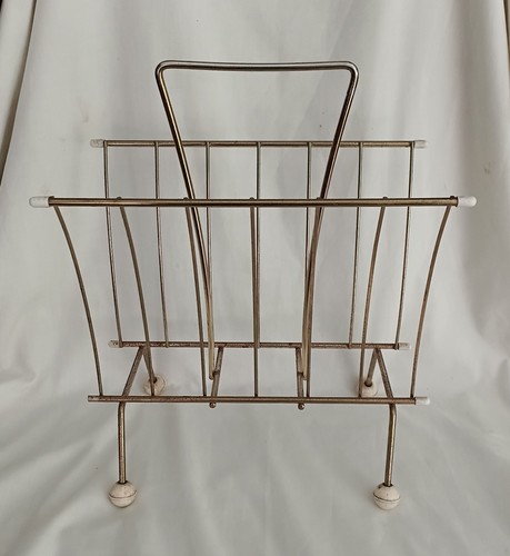 Vintage mid century gold brass