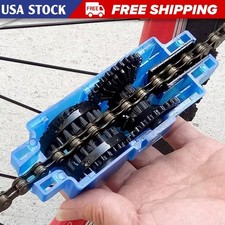 Portable Bicycle Chain Cleaner: Bike Brush Scrubber Wash Tool Kit