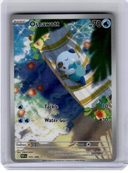 Oshawott 105/086 White Flare Illustration Rare Holo