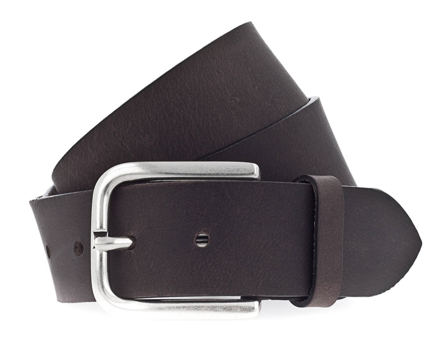 Vanzetti 40mm Full Leather Belt W115 Dark Brown