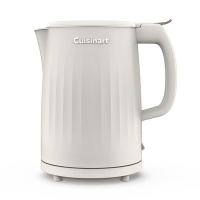 1-Liter Double Wall Electric Hot Water Kettle Stainless Steel Interior