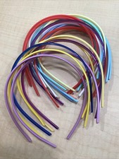 20 Pieces Plastic Headbands for Girls and Women 0.4cm Thin Plain Head