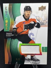 2023-24 Upper Deck Premier Hockey Travis Konecny Fight Strap /5 Game Used
