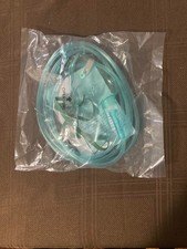 5 PacAdult Elongated Oxygen Mask with Sure-Flow 7 Ft Tubing Medium Concentration