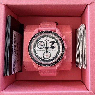 Swatch x Omega Mission to the Pink Moonphase