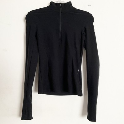 Alo Yoga Alosoft 1/2 Zip Rapid Pullover Black XS | eBay