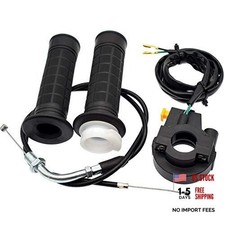 Twist Throttle and 36" Cable Handle Grip Kill Switch Set for 7/8" 22mm