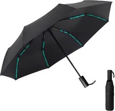 KESHEYOUXUAN Compact Automatic Folding Travel Umbrella-Windproof Rainproof, PF50