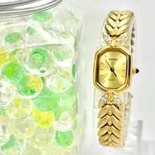 RADO 13396872 Ladies Gold Crystal Watch Battery Included Used