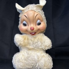 Vintage Rushton Style Rubber Face MyToy Kitschy Stuffed Animal