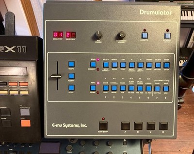 E-mu Drumulator 7000 - Vintage 1980s Drum Machine w/ Tears for Fears chipset +