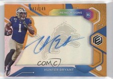 2020 Panini Elements Future Signs Orange 83/149 Hunter Bryant #FS-HB Auto 02rn