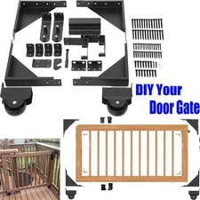 Sliding Gate Kit Heavy Duty Rolling Gate Deck Hardware Kit for Driveway Fence