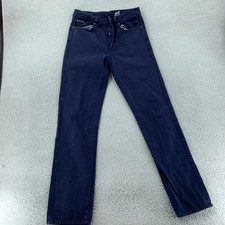 Vintage Calvin Klein Jeans Womens 7 29x32 Button Fly USA Straight Leg Denim 90s