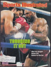 SPORTS ILLUSTRATED Marvin Hagler Roberto Duran Norm Nixon Todd Becker 11/21 1983