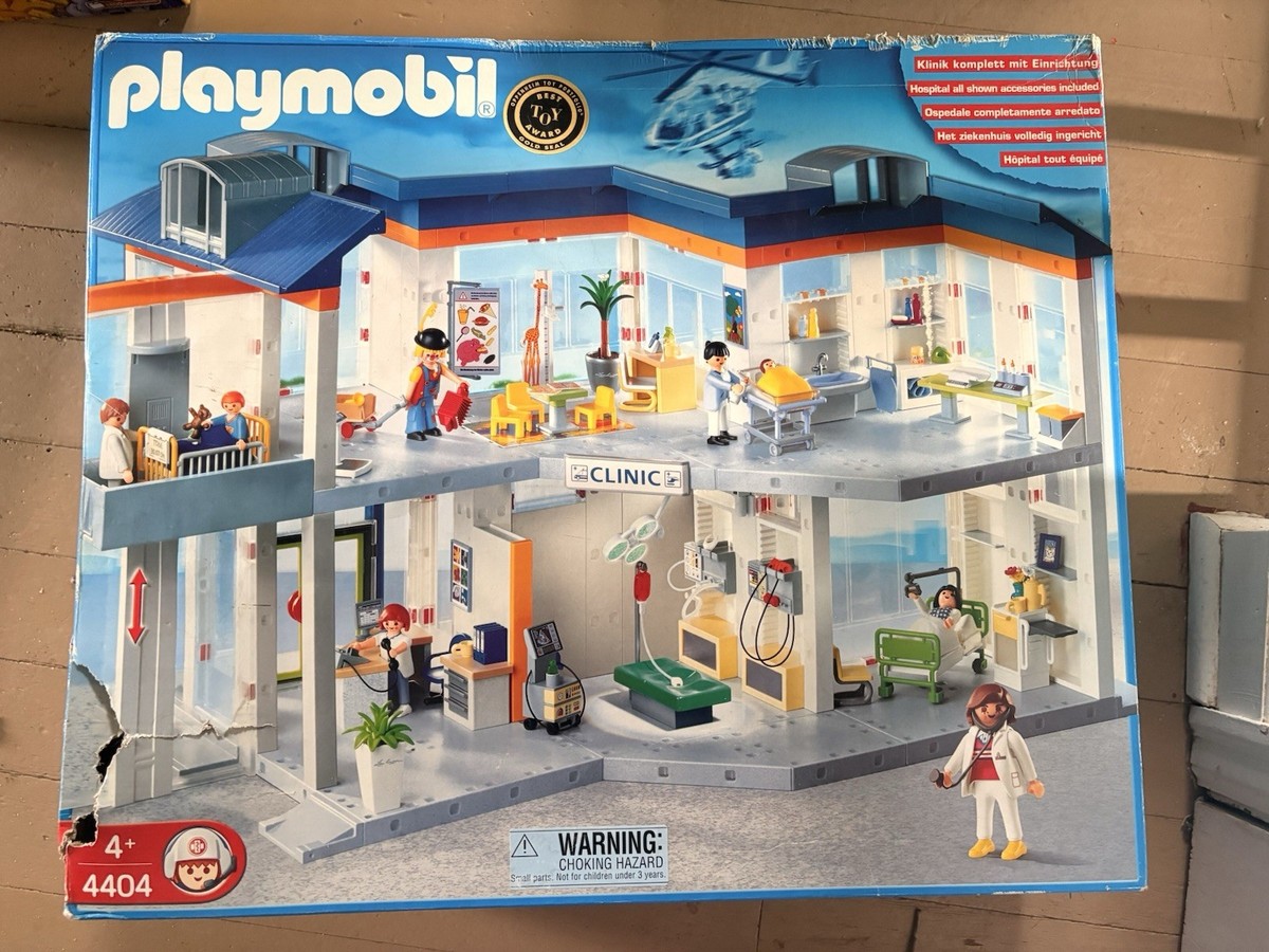 PLAYMOBIL Hospital Clinic 4404 Nearly Complete With Extras for