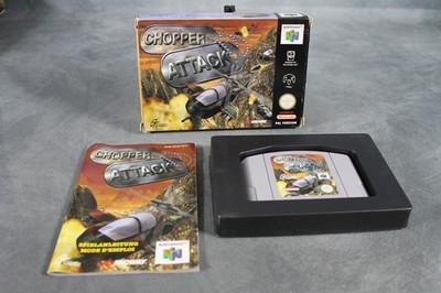 N64 Nintendo 64 Chopper Attack mit OVP und Anleitung EUR