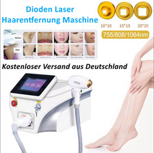 3in1 Dioden Laser Haarentfernung Hair Removal 755/808/1064nm mit 3 Spot Köpfe DE