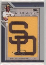 2010 Topps Jumbo Packs Manufactured Hat Logo Relic 77/99 Willie McCovey HOF 0l2q