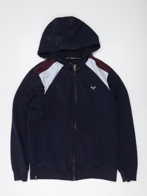 Threadbare Hoodie Herren Blau Full Zip M