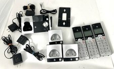 AT T CL82415 Cordless Phone System with Answering Machine 3 Handsets, Works