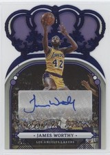 2022-23 Panini Crown Royale Blue /75 James Worthy #CA-JWT Auto HOF 17a5