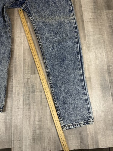 Vintage Levis Orange Tab Jeans Acid Wash Hidden Rivets 550 Men’s 32x32 - Picture 9 of 9