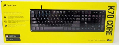 CORSAIR K70 CORE RGB Mechanical Gaming Keyboard | Red Linear Switches | TK | NEW