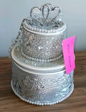 Betsey Johnson Kitsch Frost Yourself Bling Bridal Wedding Cake Purse Centerpiece