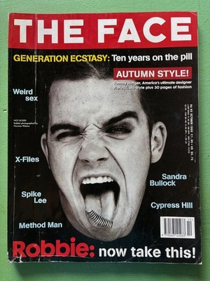 THE FACE mag Oct-1995 ROBBIE WILLIAMS Cypress Hill Alicia Silverstone Method Man
