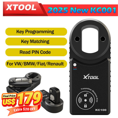 2025 XTOOL KC100 IMMO Key Programmer TOOL For IP819/X100 PAD3/D9 XTOOL Scannner