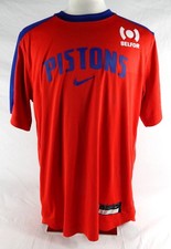2024-25 Detroit Pistons Tosan Evbuomwan #20 Game Used Red Shooting Shirt L 338