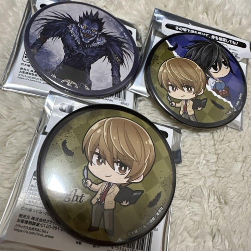 Death Note Badge Yagami Light L Ryuuk Lucky Can Badge Collectible 2023 ...